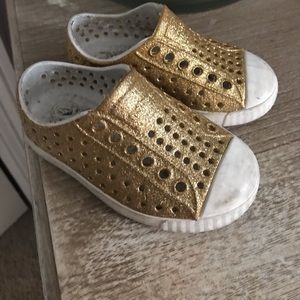 Gold Toddler Native Shoes